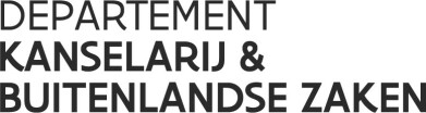 Departement Kanselarij & Buitenlandse Zaken logo